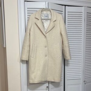 ABERCROMBIE Women's Cream Coat